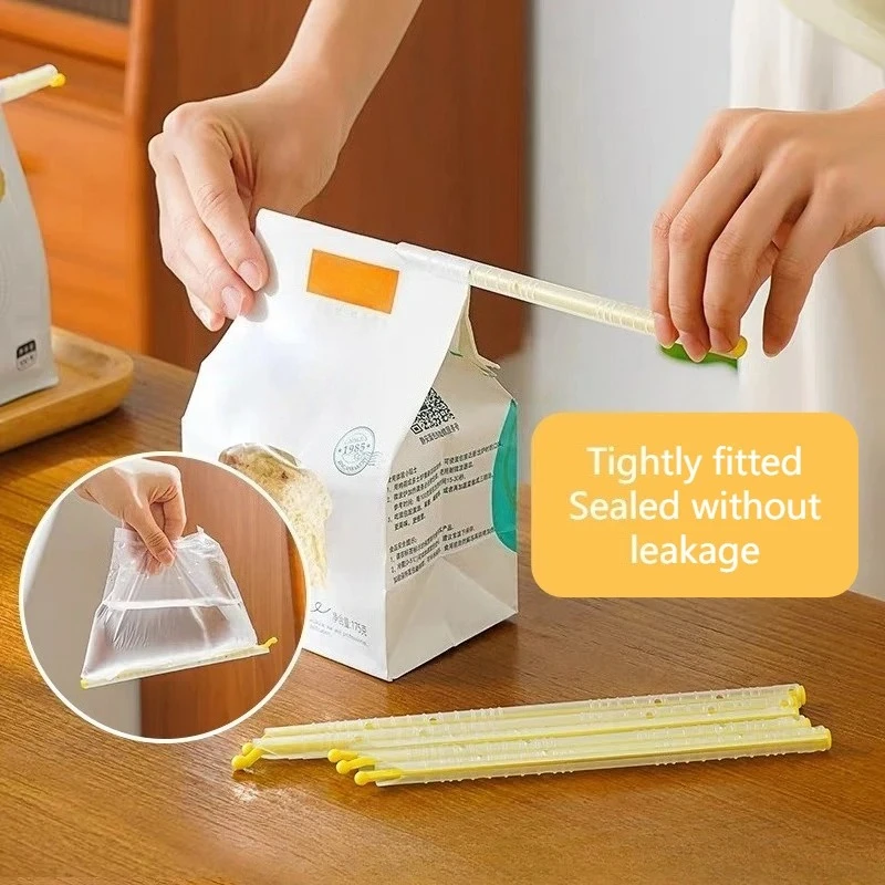 1set Food Sealing Bar Bag Seal Clip Rod Sealing Clamp for Tea Milk Powder Snack Bags Moisture-Proof Food Storage Organizer
1set Food Sealing Bar Bag Seal Clip Rod Sealing Clamp for Tea Milk Powder Snack Bags Moisture-Proof Food Storage Organizer