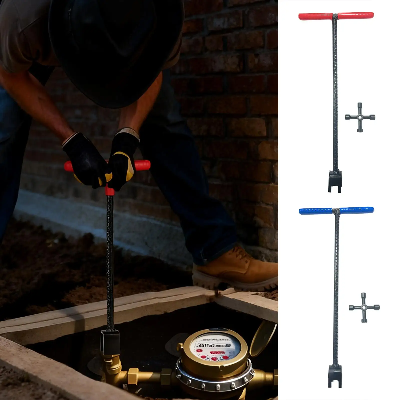 Ключ отключения воды Т-образный ключ для обратного клапана Ключ отключения клапана для сантехники, орошения, наружного двора, сада, лужайки
Ключ отключения воды Т-образный ключ для обратного клапана Ключ отключения клапана для сантехники, орошения, наружного двора, сада, лужайки