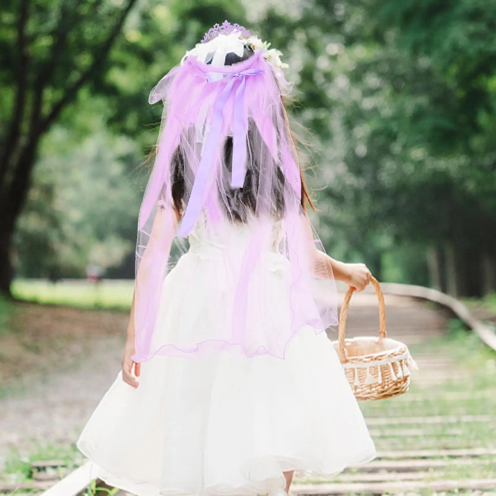 Wedding Headdress Hair Wreath Lace Veil White Bridal Crown Headpiece for Bridesmaid Girl Communion Party Photography
Wedding Headdress Hair Wreath Lace Veil White Bridal Crown Headpiece for Bridesmaid Girl Communion Party Photography