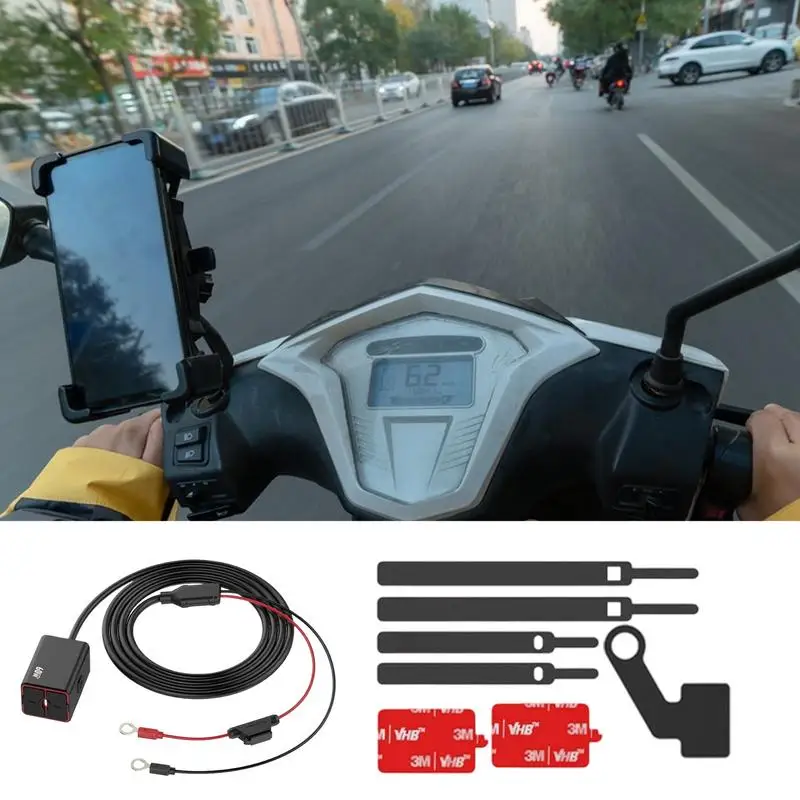 Водонепроницаемое мотоциклетное зарядное устройство USB C, руль, зарядное устройство для телефона, многоскоростная регулируемая быстрая зарядка, аксессуары для мотоциклов
Водонепроницаемое мотоциклетное зарядное устройство USB C, руль, зарядное устройство для телефона, многоскоростная регулируемая быстрая зарядка, аксессуары для мотоциклов