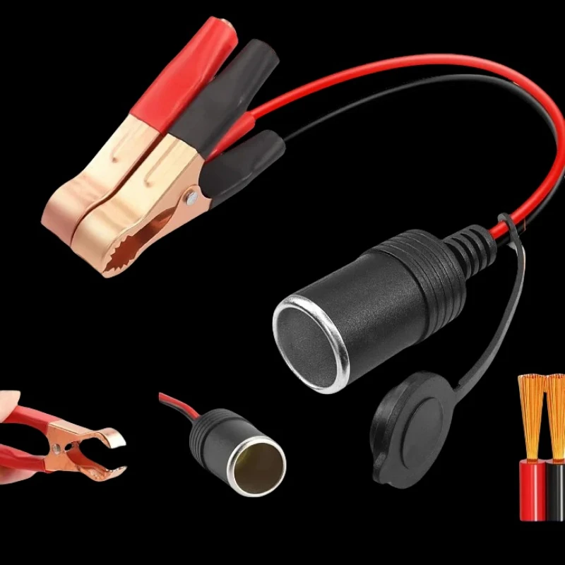 12 В зажим для автомобильного аккумулятора к розетку прикуривателя, адаптер высокой мощности из чистой меди для использования в автомобиле
12 В зажим для автомобильного аккумулятора к розетку прикуривателя, адаптер высокой мощности из чистой меди для использования в автомобиле