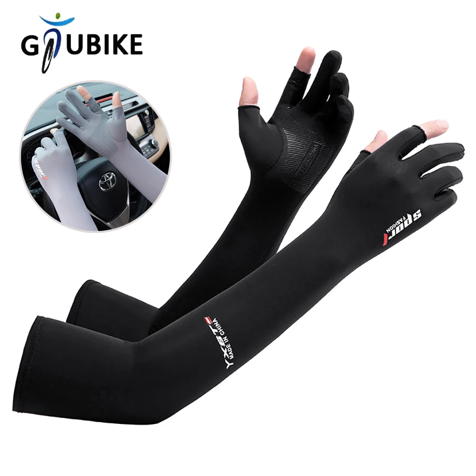 GTUBIKE Gloves With Ice Sleeves Summer Sun Protection Breathable Two-finger Gloves Arm Covers Driving Hiking Cycling Men Women
GTUBIKE Gloves With Ice Sleeves Summer Sun Protection Breathable Two-finger Gloves Arm Covers Driving Hiking Cycling Men Women