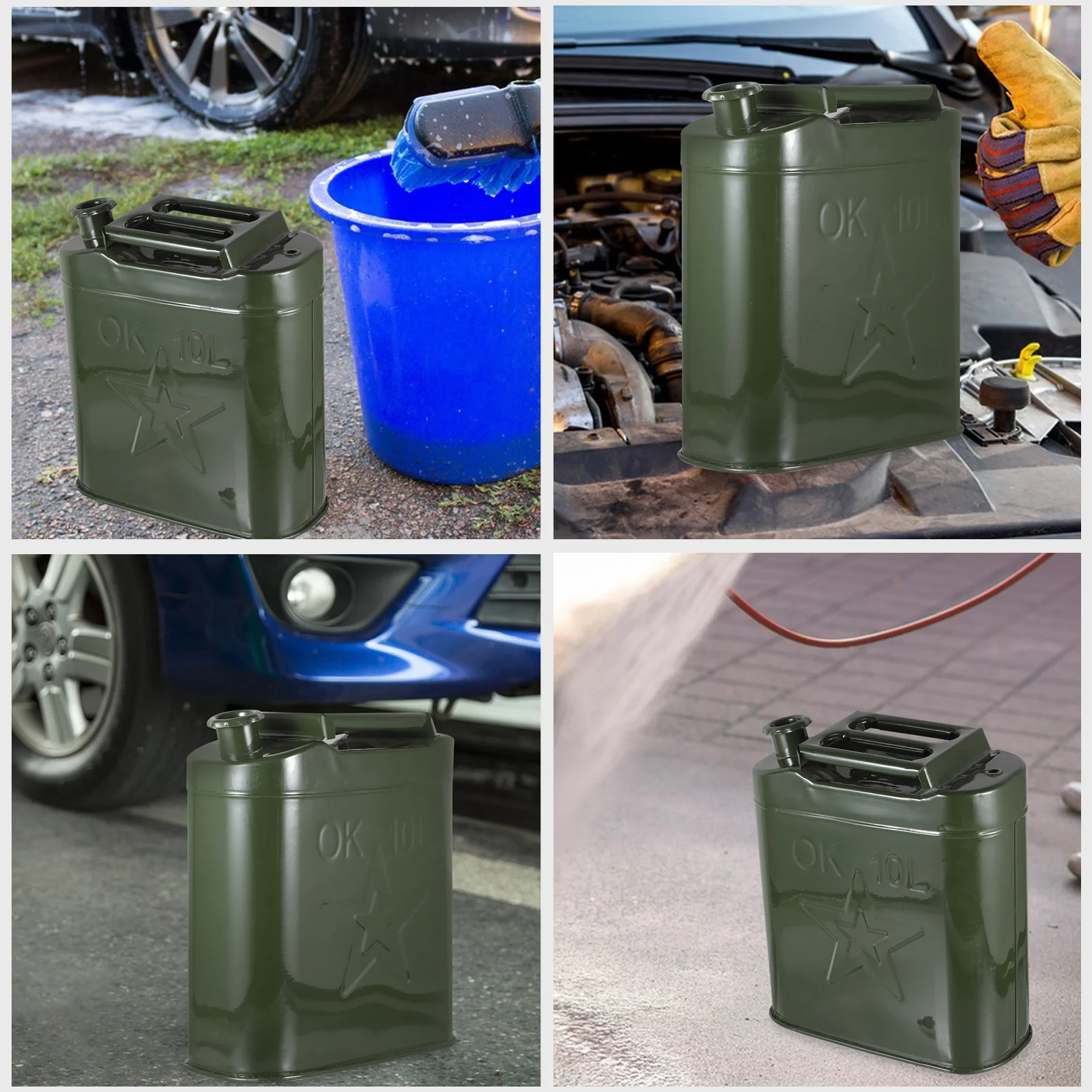 Thickened Oil Barrel Containers Backup Bottle Steel Plate Bucket Portable Tank Wear Resistant Durable Storage Oil Accessories
Thickened Oil Barrel Containers Backup Bottle Steel Plate Bucket Portable Tank Wear Resistant Durable Storage Oil Accessories