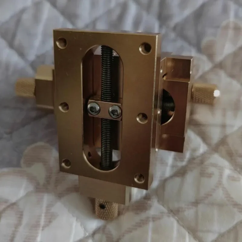 XY Axis Adjustable Miniature Stage - Micro Cross Slide Vise with Dovetail Guide
XY Axis Adjustable Miniature Stage - Micro Cross Slide Vise with Dovetail Guide