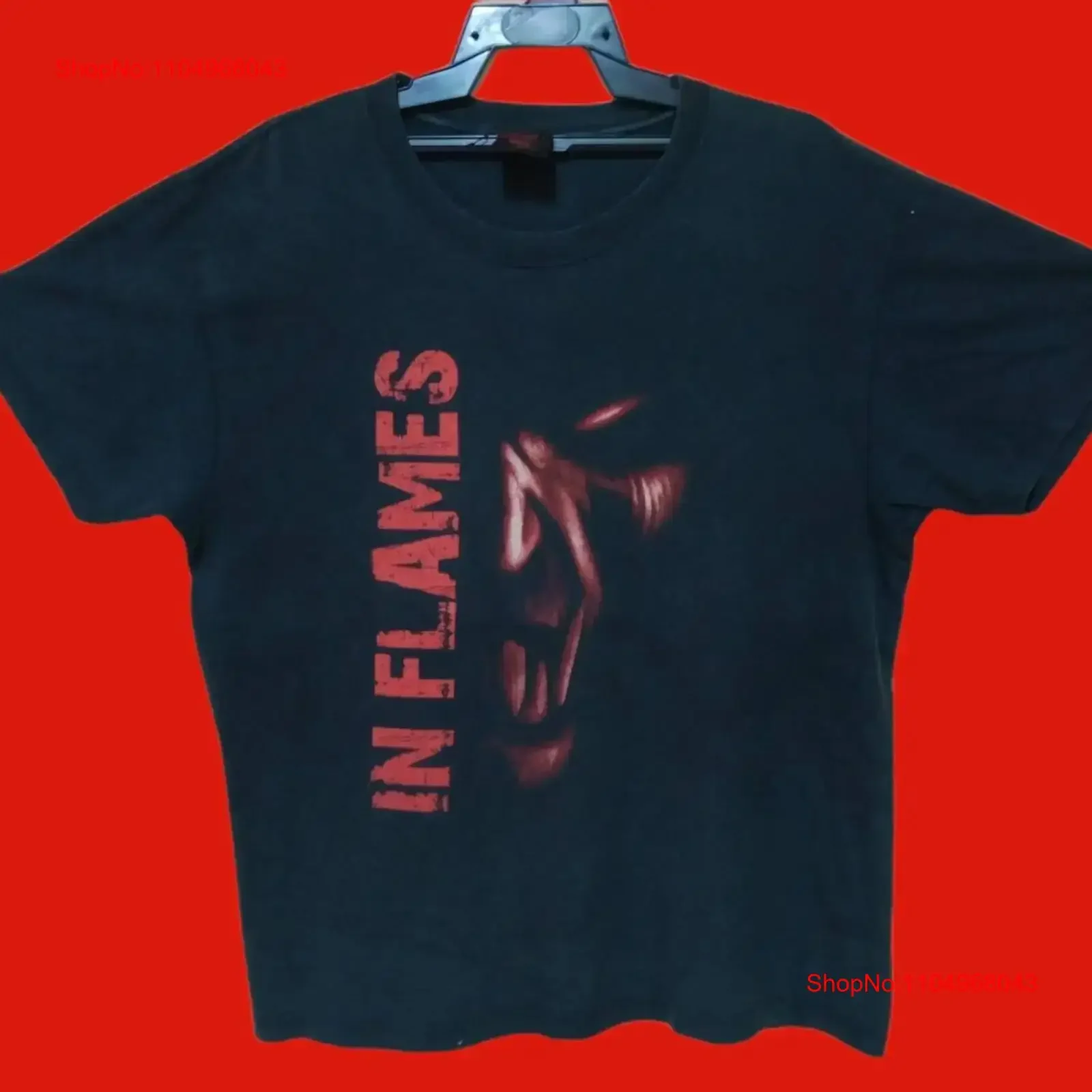 Vintage In Flames Band Metal Heavy Thrash Hadrcore Music Devil Face Tour Большая черная футболка Концертный размер L винтажная стираная футболка
Vintage In Flames Band Metal Heavy Thrash Hadrcore Music Devil Face Tour Большая черная футболка Концертный размер L винтажная стираная футболка