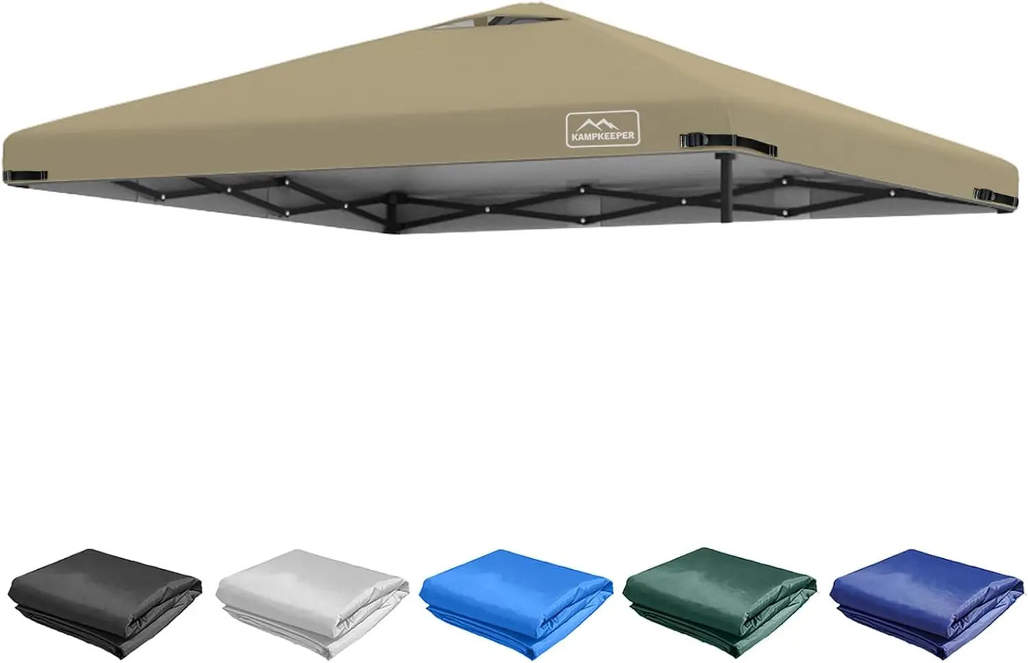 10x10FT Waterproof UV-Resistant Replacement Canopy Top with Air Vent and Adjustable Straps for Outdoor Use
10x10FT Waterproof UV-Resistant Replacement Canopy Top with Air Vent and Adjustable Straps for Outdoor Use