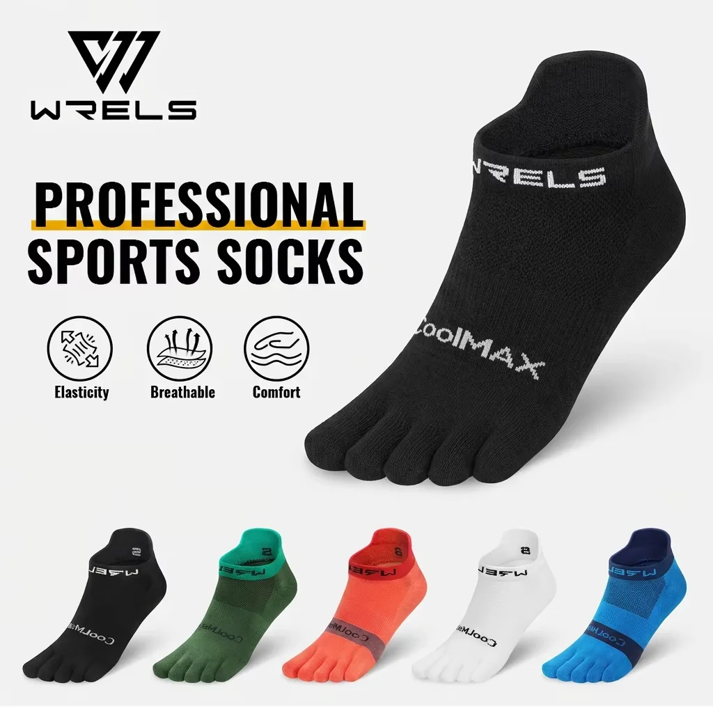 WRELS 1/2/3 Pairs Coolmax Sports Toe Socks Quick Dry Anti-Blister Running Hiking Socks Breathable Compression Five Finger Socks
WRELS 1/2/3 Pairs Coolmax Sports Toe Socks Quick Dry Anti-Blister Running Hiking Socks Breathable Compression Five Finger Socks