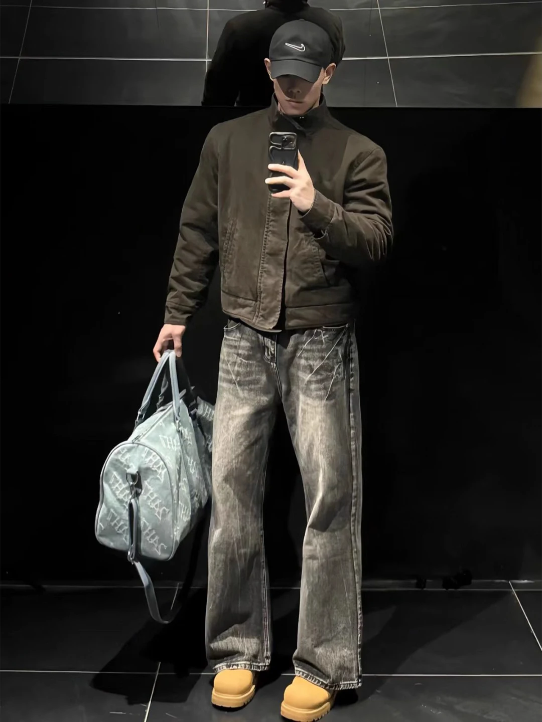 Men's Thiened Fce Lined Flared Jeans High Waist Water Waed Stone inding Bla Slim Straight Leg Jeans Casual Wear
Men's Thiened Fce Lined Flared Jeans High Waist Water Waed Stone inding Bla Slim Straight Leg Jeans Casual Wear