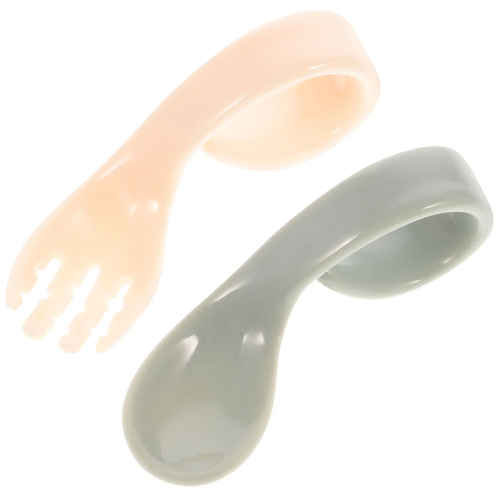 1Set Baby Fork Spoon Set Curved Edge Training Utensils Short Handle Easy Grip Suitable for Pureed Food Training Tableware
1Set Baby Fork Spoon Set Curved Edge Training Utensils Short Handle Easy Grip Suitable for Pureed Food Training Tableware