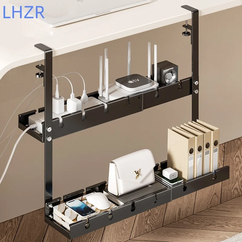No Drilling Retractable Under Desk Storage Rack Cable Management Tray Desk Cord Organizer for Home Office
No Drilling Retractable Under Desk Storage Rack Cable Management Tray Desk Cord Organizer for Home Office