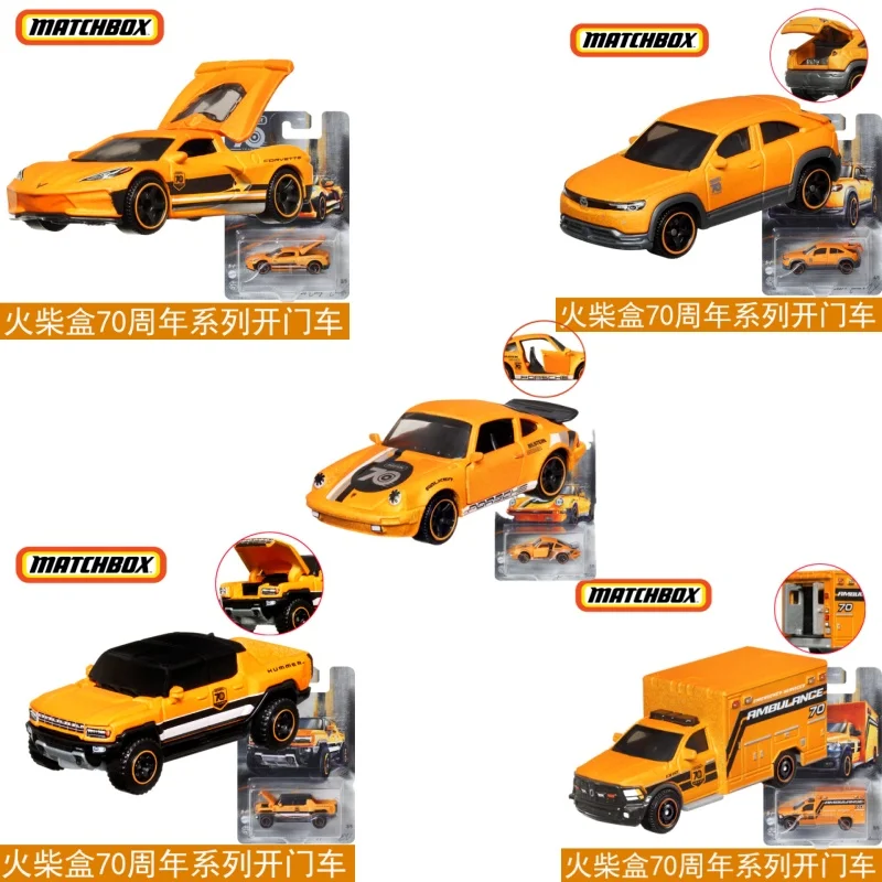 Matchbox 70th Anniversary Series HWV12 Porsche Alloy Car Model Toy with Mobile Door Opening Feature for Children Collectors
Matchbox 70th Anniversary Series HWV12 Porsche Alloy Car Model Toy with Mobile Door Opening Feature for Children Collectors