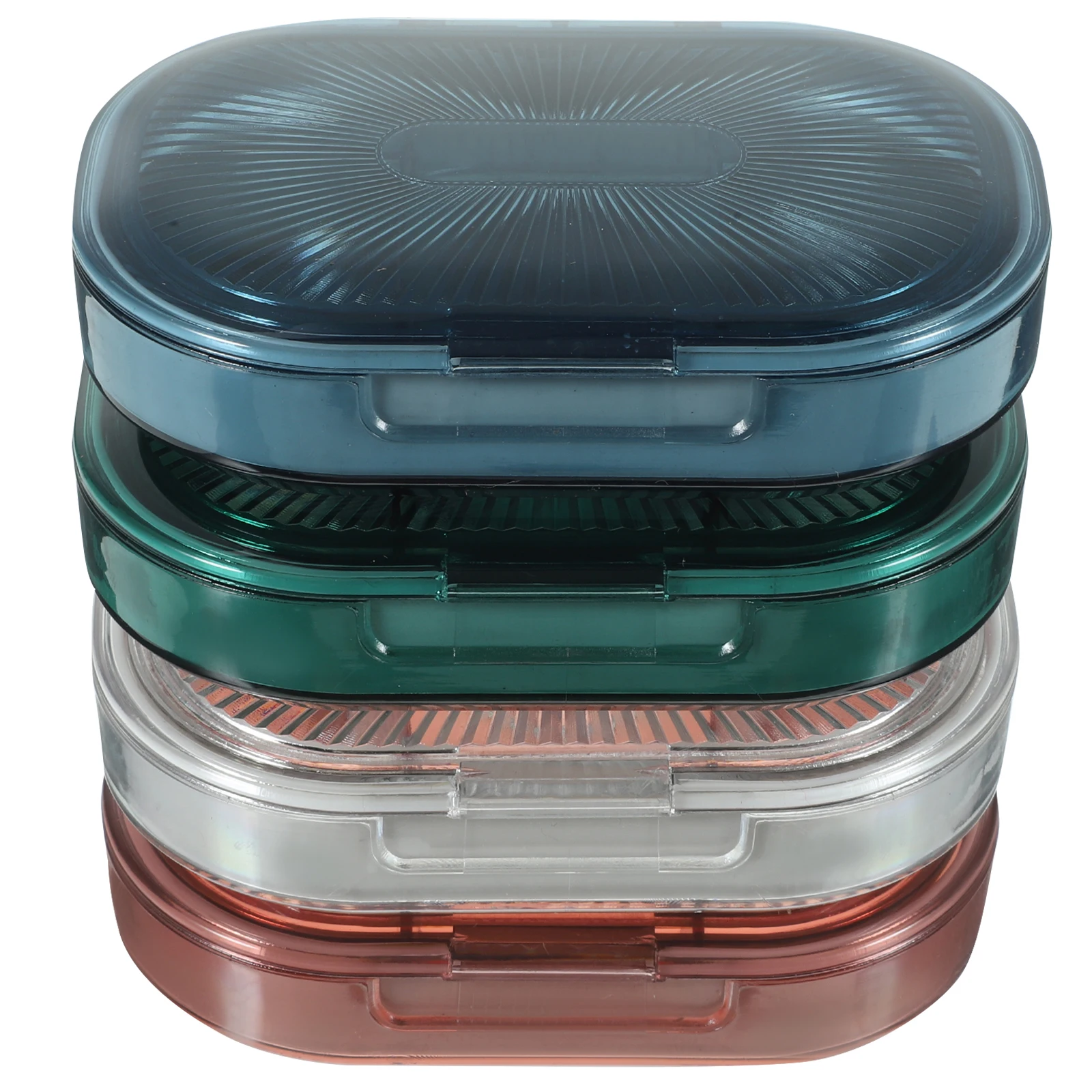 4 Pcs Organizer Portable Pills Holder 6 Grids Compact Transparent Medicine Box Safe PC Material Blue Green White Pink
4 Pcs Organizer Portable Pills Holder 6 Grids Compact Transparent Medicine Box Safe PC Material Blue Green White Pink