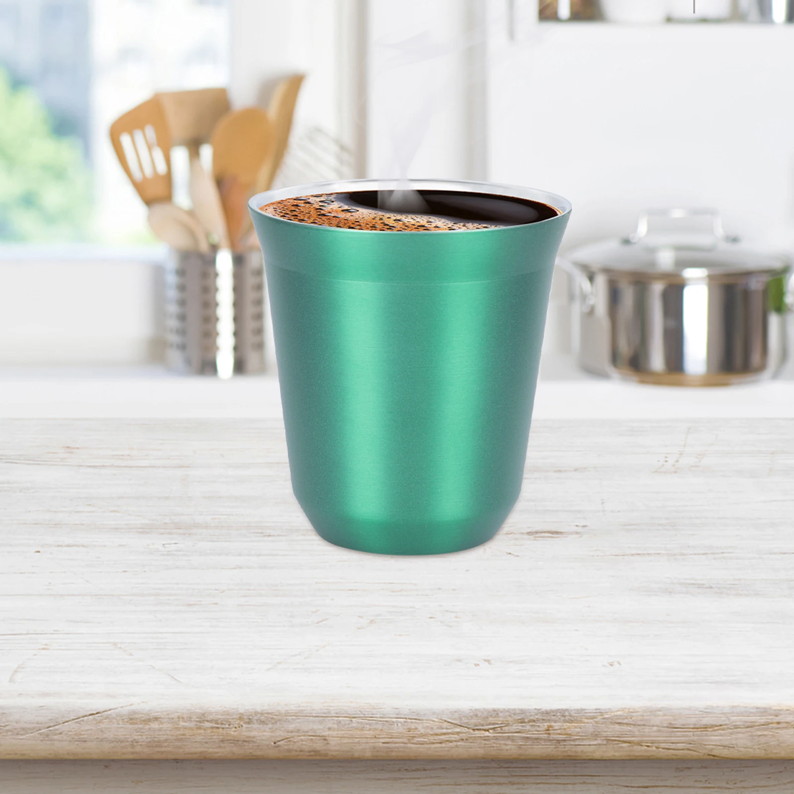 Stainless Cup 304 Insulated Portable Travel Mug Green Double Layer for Office Home Study Lovely Decorative Metal
Stainless Cup 304 Insulated Portable Travel Mug Green Double Layer for Office Home Study Lovely Decorative Metal