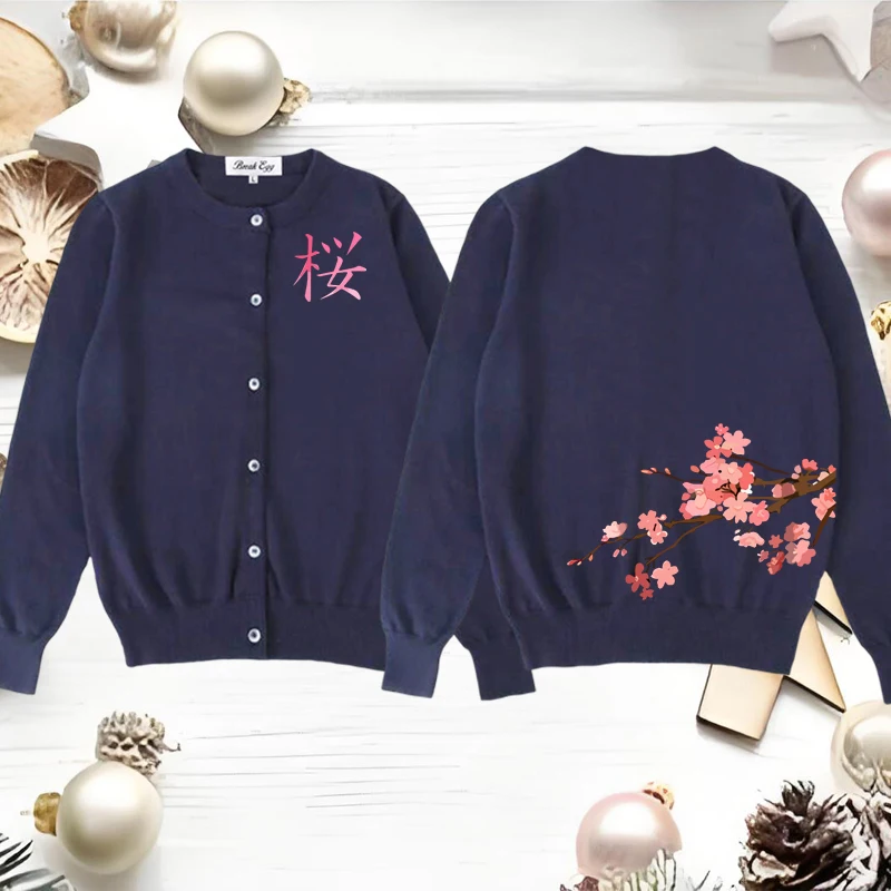 Japanese Blossom Sakura Graphic Women Cardigan Cotton O-Neck Fit Single Breasted Autumn Lady Elastic Home Office Sweater
Japanese Blossom Sakura Graphic Women Cardigan Cotton O-Neck Fit Single Breasted Autumn Lady Elastic Home Office Sweater