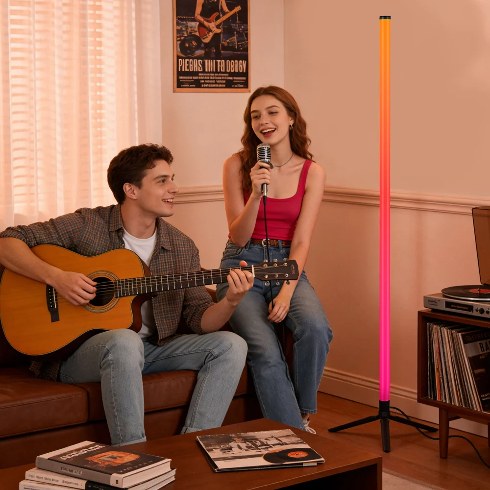 Smart RGB LED Floor Light Remote Control Corner Floor Lamps Home Atmospheric Standing Light for Esports Party Karaoke Decoration
Smart RGB LED Floor Light Remote Control Corner Floor Lamps Home Atmospheric Standing Light for Esports Party Karaoke Decoration