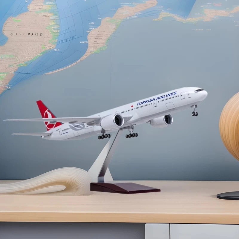 Decorate Airplane 47CM 1/157 for Turkish Air 777 B777 Aircraft Model W Light and Wheel Landing Gear Diecast Resin Plane for 
Decorate Airplane 47CM 1/157 for Turkish Air 777 B777 Aircraft Model W Light and Wheel Landing Gear Diecast Resin Plane for