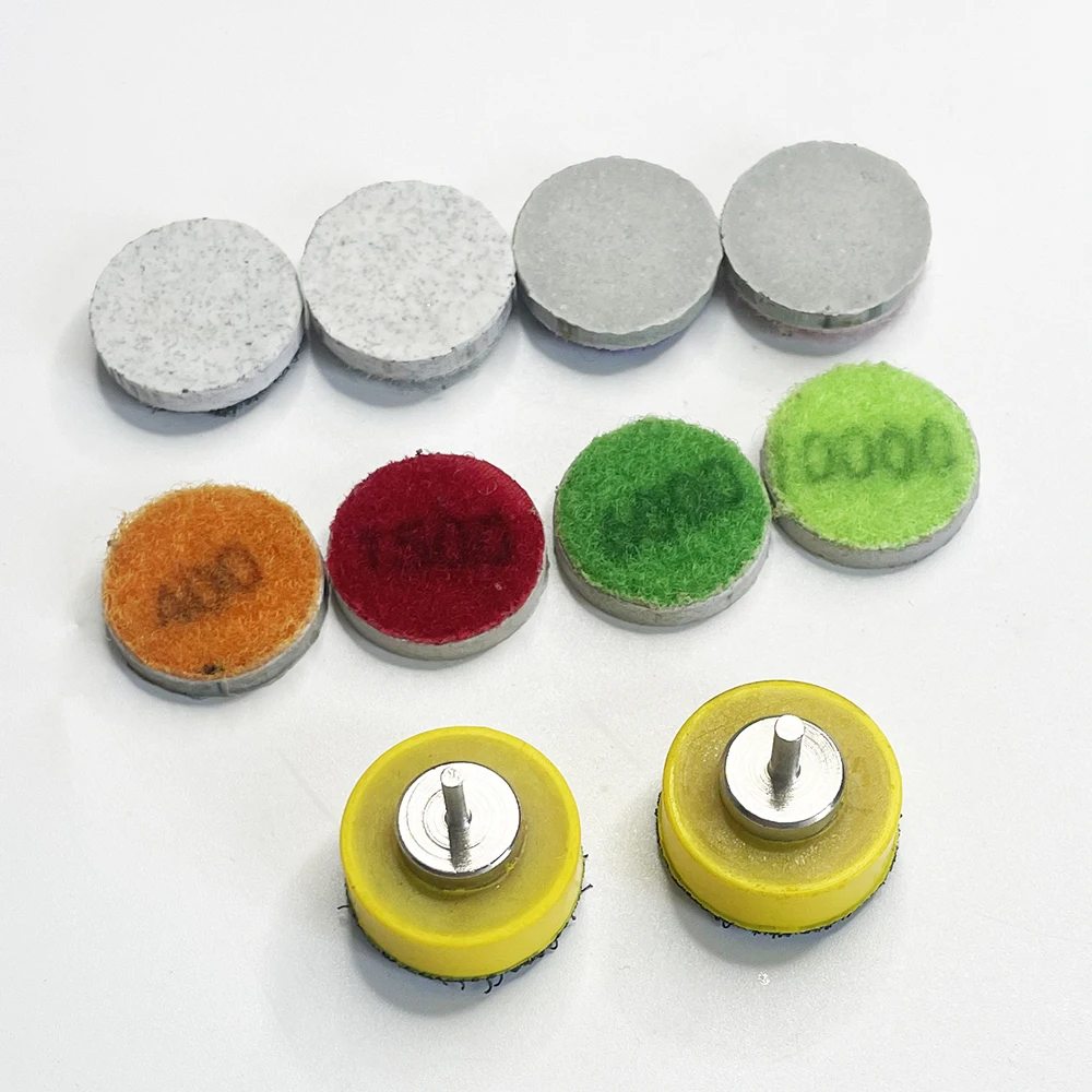 25mm Diamond Wet Polishing Pad Marble Granite Gemstone Grinding Wheel Fine Polishing Flexible Resin Sanding Disc Self-adhesive
25mm Diamond Wet Polishing Pad Marble Granite Gemstone Grinding Wheel Fine Polishing Flexible Resin Sanding Disc Self-adhesive