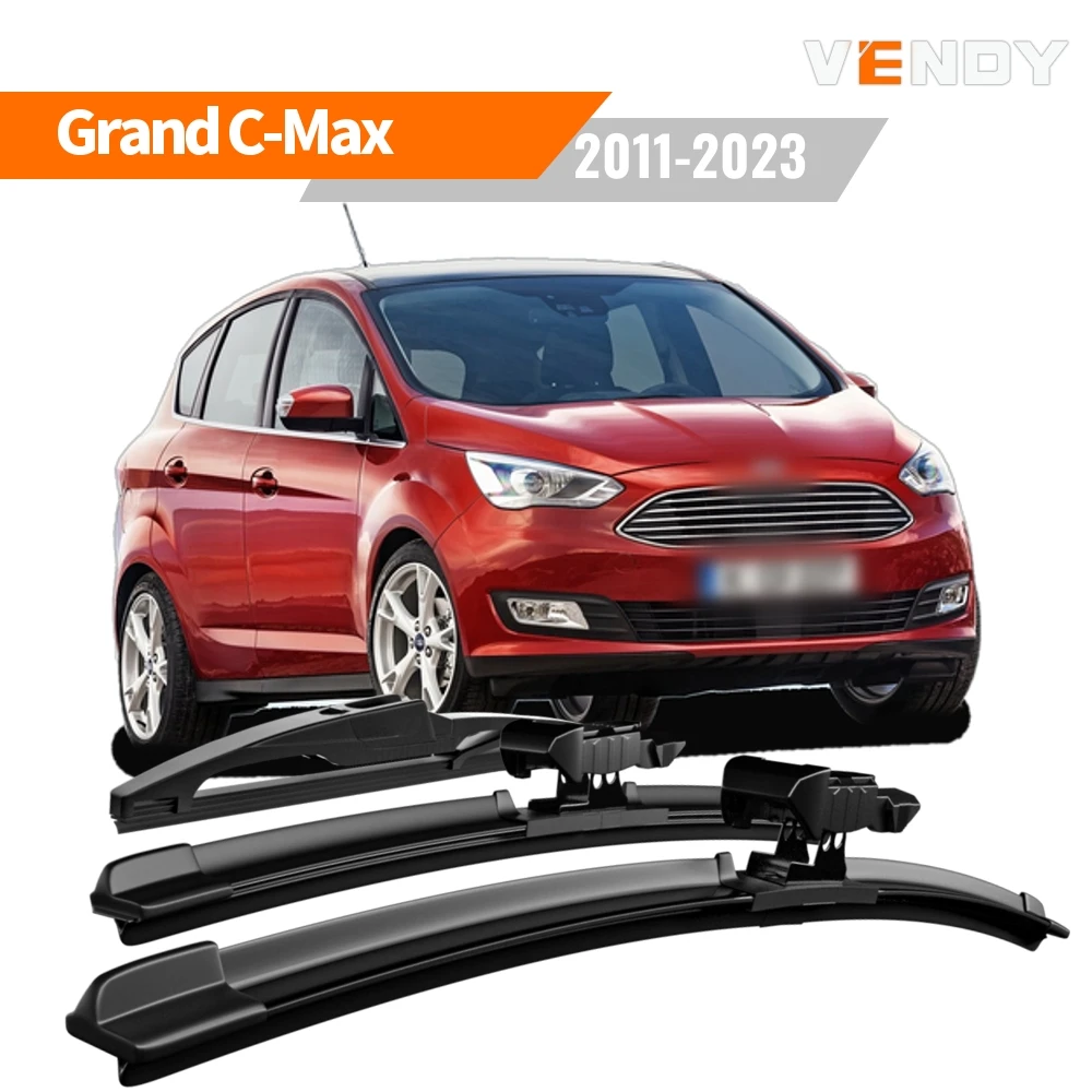 1set Front & Rear Windshield Wiper Blades Windscreen Wipers For Ford Grand C-Max MK2 2011-2023 Rubber Brushes Car Accessories
1set Front & Rear Windshield Wiper Blades Windscreen Wipers For Ford Grand C-Max MK2 2011-2023 Rubber Brushes Car Accessories