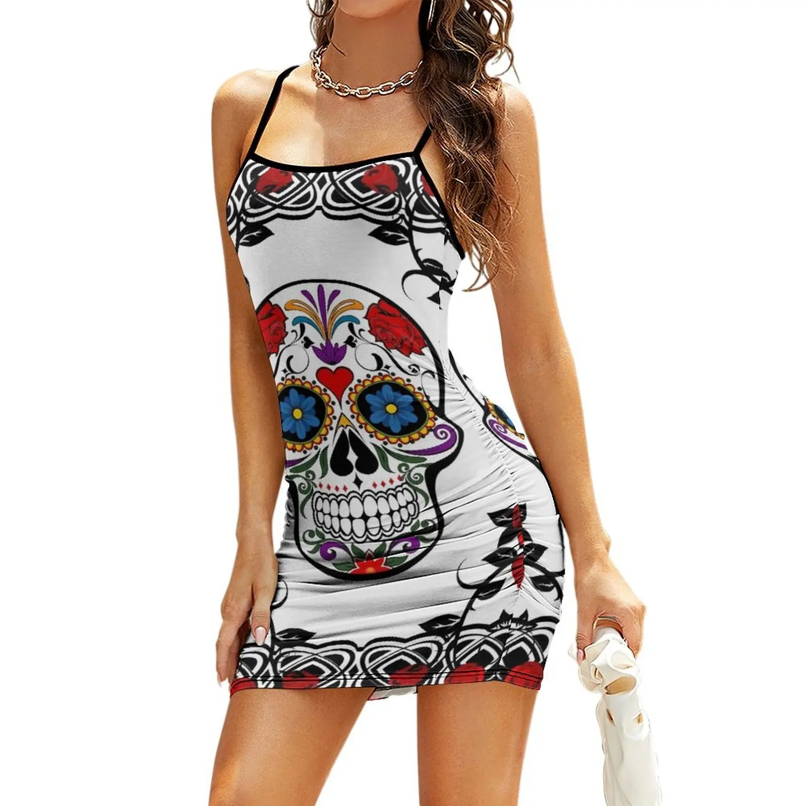 Day of the Dead Sling Dress women formal occasion dresses loose summer dress Elegant gowns evening dress women
Day of the Dead Sling Dress women formal occasion dresses loose summer dress Elegant gowns evening dress women