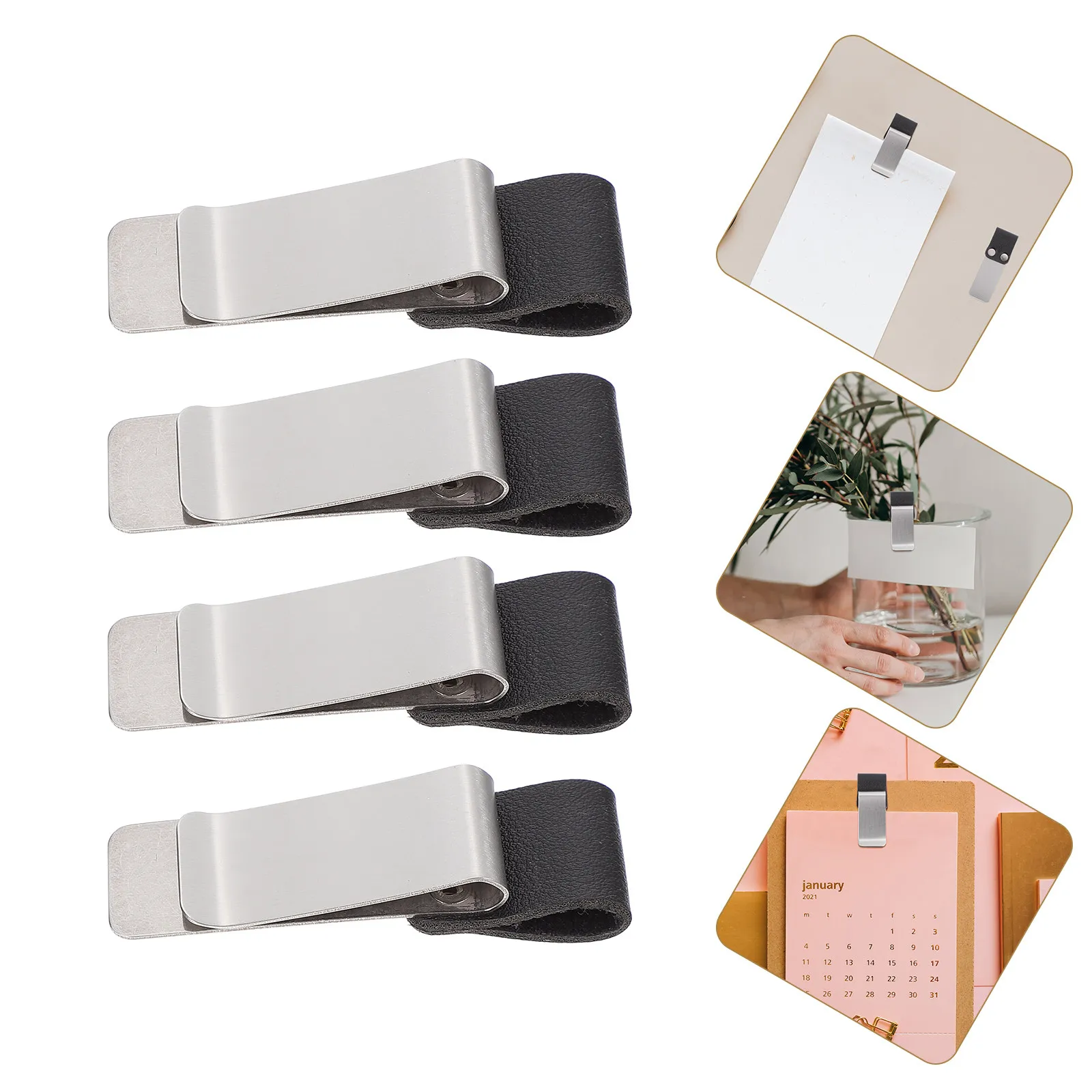 4Pcs Metal Ticket Clips Multi Functional Paper Binder Clips Office School File Clamp Organizing Clamps Paper Document Holder
4Pcs Metal Ticket Clips Multi Functional Paper Binder Clips Office School File Clamp Organizing Clamps Paper Document Holder
