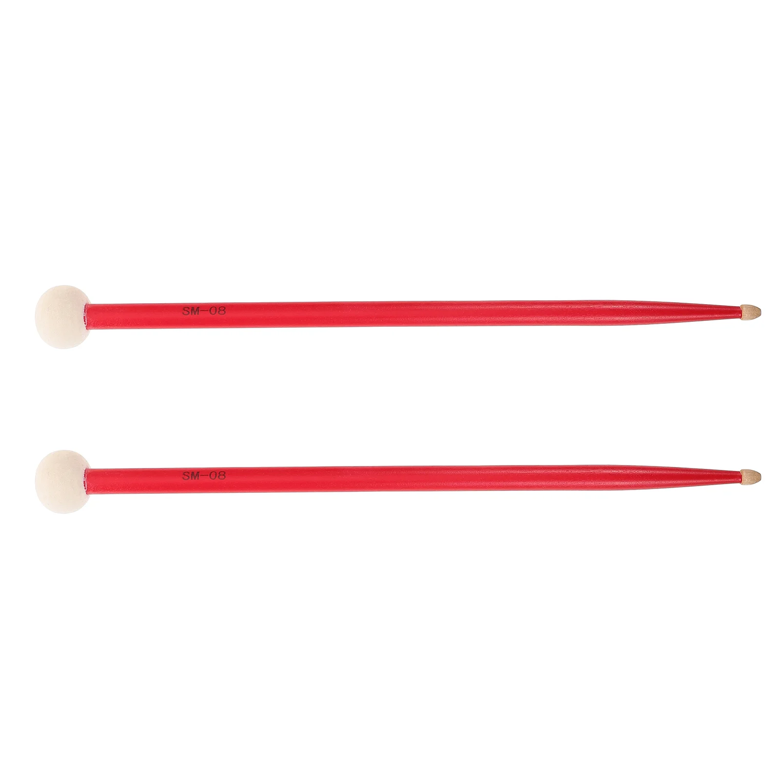 1Pair Double-Ended Drum Mallets Maple Wood Soft Felt Heads Timpani and Drum Set Sticks for Marching Band Percussion Instruments
1Pair Double-Ended Drum Mallets Maple Wood Soft Felt Heads Timpani and Drum Set Sticks for Marching Band Percussion Instruments