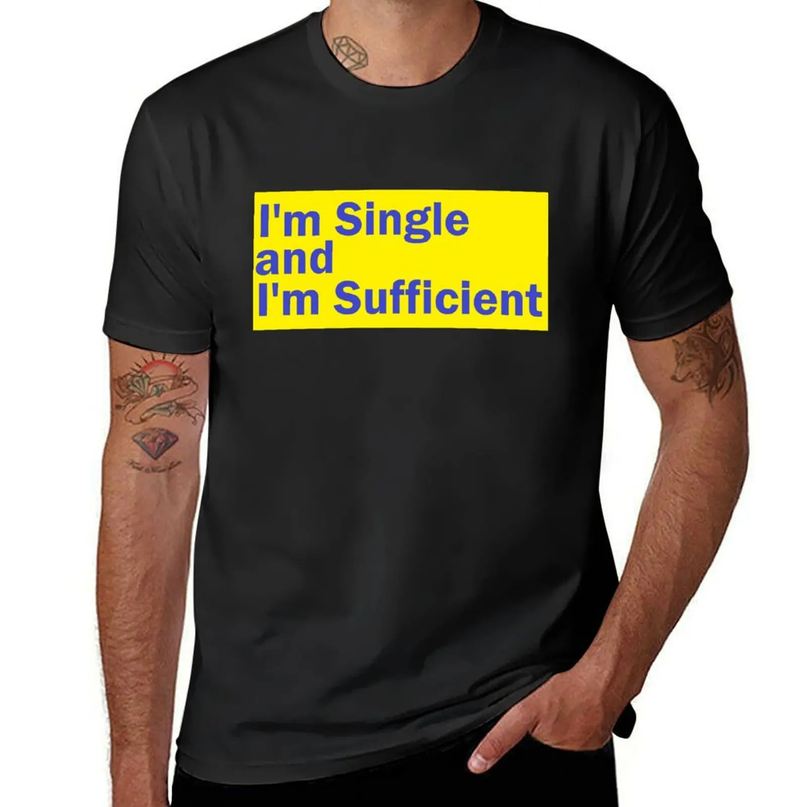 I'm single and I'm sufficient T-Shirt aesthetic clothes sports fans plus sizes mens workout shirts
I'm single and I'm sufficient T-Shirt aesthetic clothes sports fans plus sizes mens workout shirts