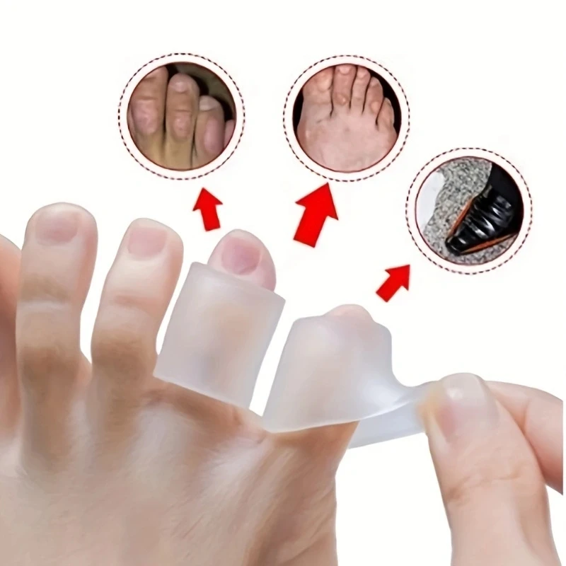 1 Pair Orthotics Silicone Toe Protector Anti-abrasion And Anti-pain Separation Thumb Sleeve
1 Pair Orthotics Silicone Toe Protector Anti-abrasion And Anti-pain Separation Thumb Sleeve