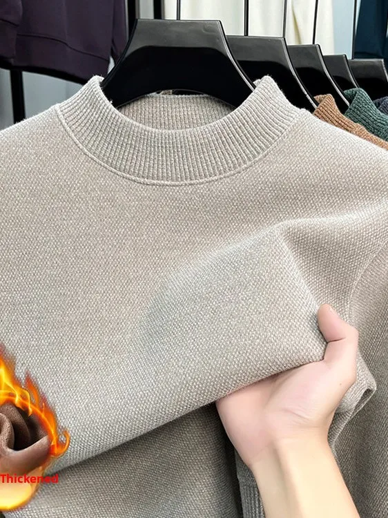 Men's Winter Thiened Fce Lined Knitted f High Collar Sweater Casual Sle Warm Base Layer irt Comfortable Soft Ca...
Men's Winter Thiened Fce Lined Knitted f High Collar Sweater Casual Sle Warm Base Layer irt Comfortable Soft Ca...