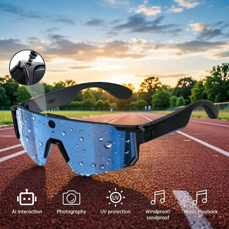 4K Polarized AI Smart Sunglasses with 800W HD Camera Bluetooth Calling & Translation for Cycling Men
4K Polarized AI Smart Sunglasses with 800W HD Camera Bluetooth Calling & Translation for Cycling Men
