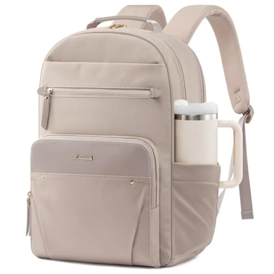 Laptop Backpack for Women with Leather Trim and Tumbler Pockets " Work Backpack Purse Travel Personal Item Bag Carry On Busess
Laptop Backpack for Women with Leather Trim and Tumbler Pockets " Work Backpack Purse Travel Personal Item Bag Carry On Busess