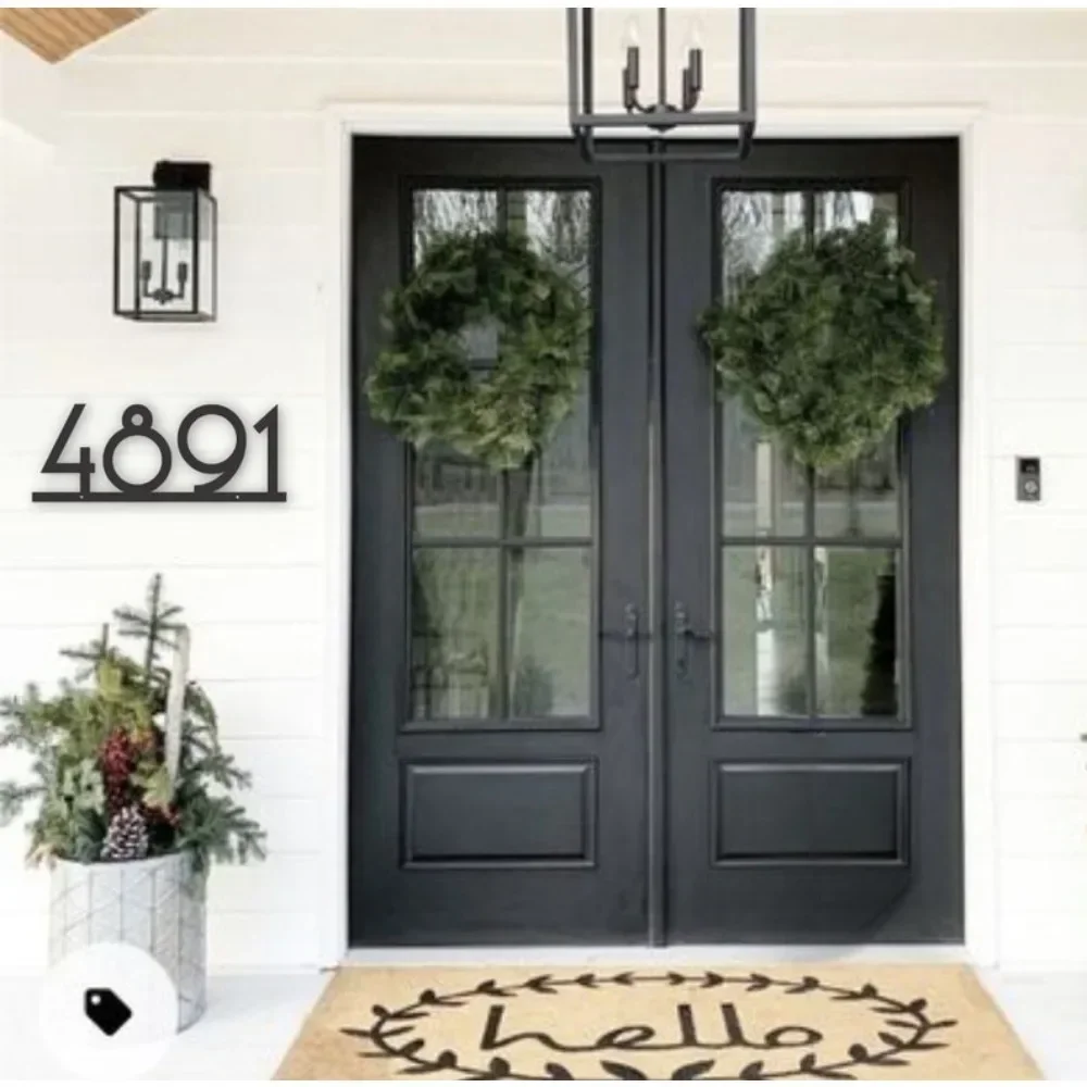 1pc Mid Century Metal House Number Sign Presenting Modern Address Look Customizable Style Numbers for Home Identification
1pc Mid Century Metal House Number Sign Presenting Modern Address Look Customizable Style Numbers for Home Identification