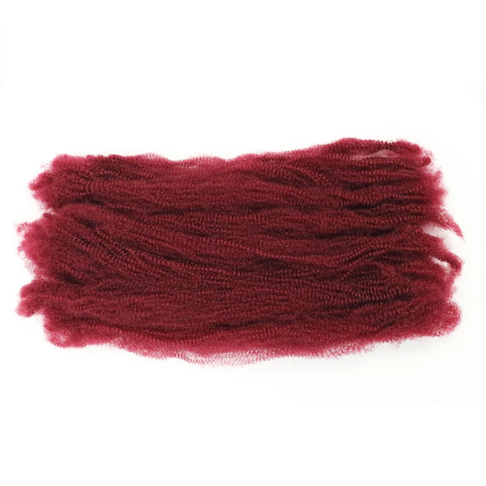 Afro Kinky Curly Synthetic Bulk Hair Natural Color Braids for Braiding And Dreadlock Styling
Afro Kinky Curly Synthetic Bulk Hair Natural Color Braids for Braiding And Dreadlock Styling