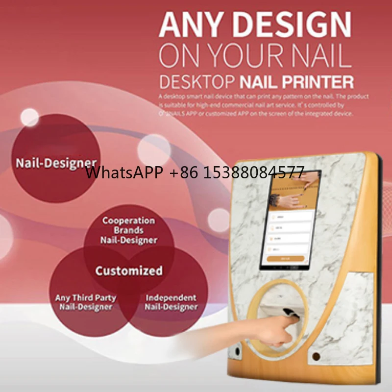 New Automatic Manicure Nail Printer Machine Profesional Nail Design Machine Printer Portable 3d Manicure Nail Polish Printer
New Automatic Manicure Nail Printer Machine Profesional Nail Design Machine Printer Portable 3d Manicure Nail Polish Printer