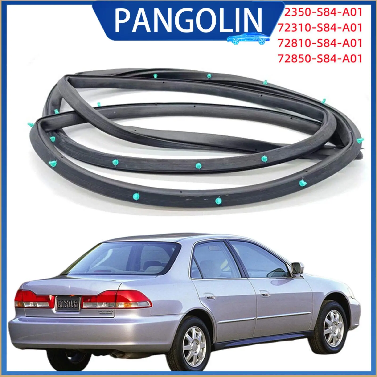 PANGOLIN Driver Side Front Door Rubber Seal For Honda Accord Sedan 1998-2002 Direct Replacement Easy Install Durable Plastic
PANGOLIN Driver Side Front Door Rubber Seal For Honda Accord Sedan 1998-2002 Direct Replacement Easy Install Durable Plastic
