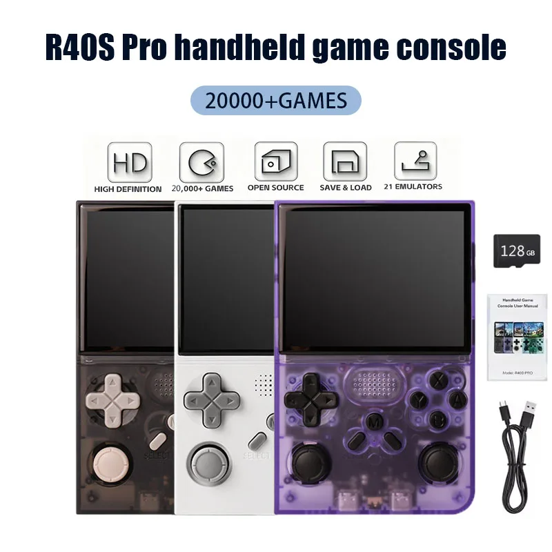 Портативная игровая консоль R40s Pro с открытым исходным кодом, универсальная портативная аркадная игровая консоль в стиле ретро с джойстиком, портативная GBA
Портативная игровая консоль R40s Pro с открытым исходным кодом, универсальная портативная аркадная игровая консоль в стиле ретро с джойстиком, портативная GBA