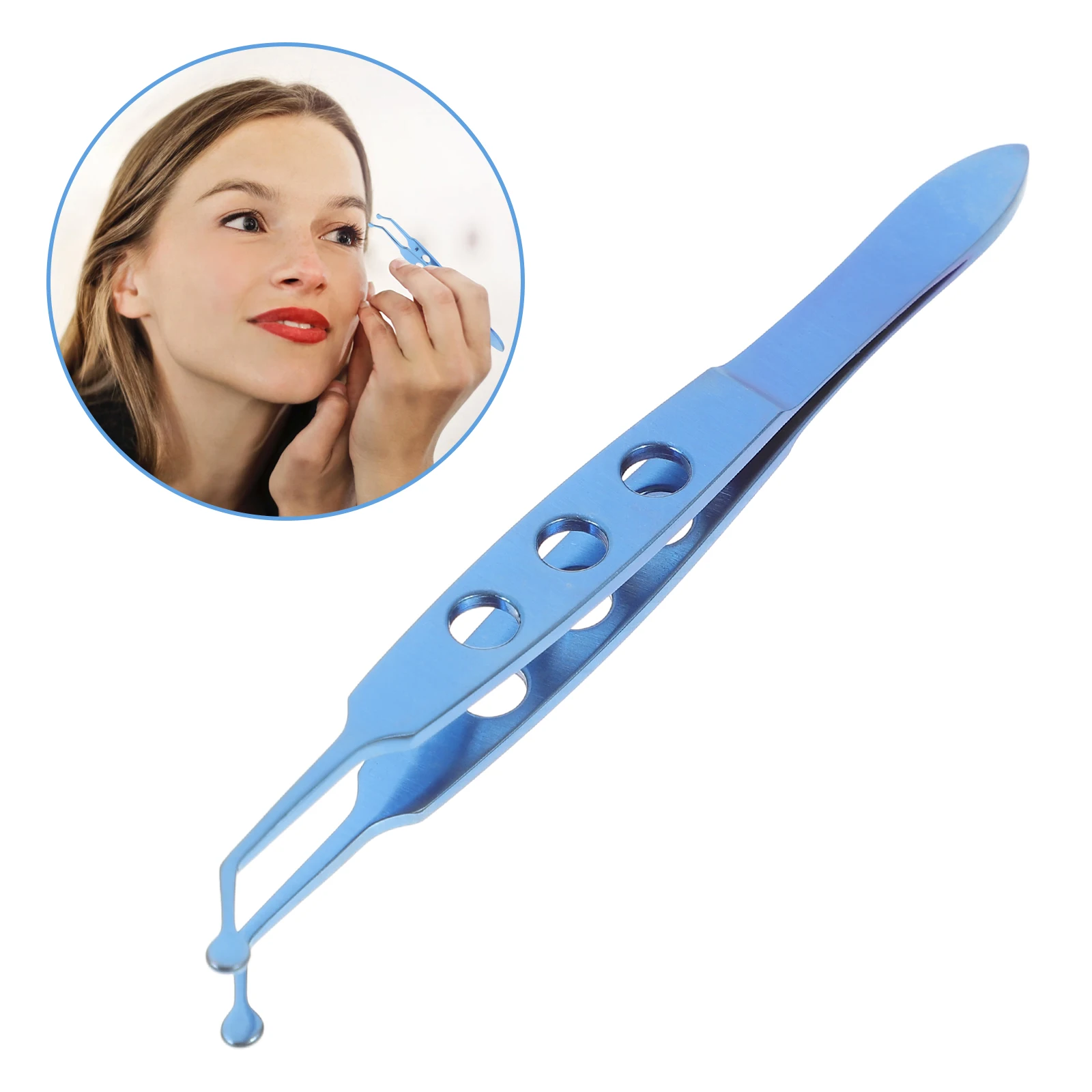 Meibomian Gland Massage Forceps Tweezers Eye Instrument Titanium Alloy Eyelid Women Woman
Meibomian Gland Massage Forceps Tweezers Eye Instrument Titanium Alloy Eyelid Women Woman
