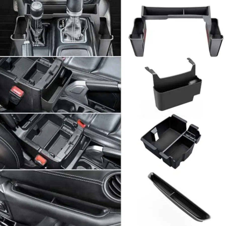 4PCS Upgraded Center Console Organizer for Jeep Wrangler JL JLU 4xe 2018-2026 and Gladiator JT 2020-2024 2025 2026 Accessories
4PCS Upgraded Center Console Organizer for Jeep Wrangler JL JLU 4xe 2018-2026 and Gladiator JT 2020-2024 2025 2026 Accessories