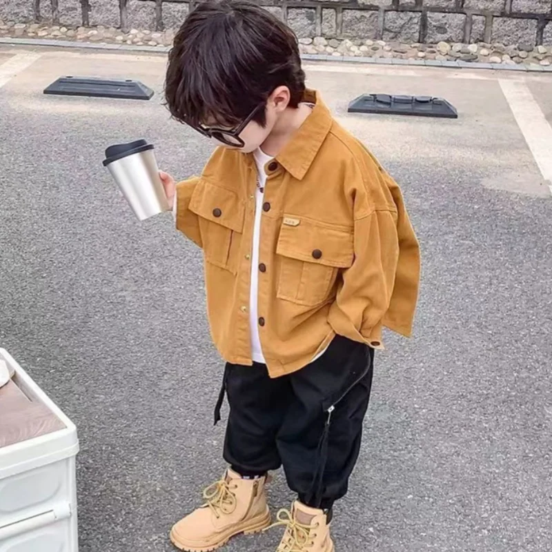 Boys Baby's Kids Blouse Coat Jacket Outwear Cotton 2024 Fashion Spring Autumn Shirts Outwear Teenagers Overcoat Children's Cloth
Boys Baby's Kids Blouse Coat Jacket Outwear Cotton 2024 Fashion Spring Autumn Shirts Outwear Teenagers Overcoat Children's Cloth