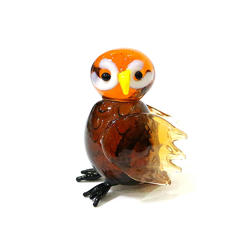 Silver Foil Craft Murano Glass Owl Small Statue Cute Bird Figurine Ornaments Home Living Room Tabletop Decor Holiday Party Gifts
Silver Foil Craft Murano Glass Owl Small Statue Cute Bird Figurine Ornaments Home Living Room Tabletop Decor Holiday Party Gifts