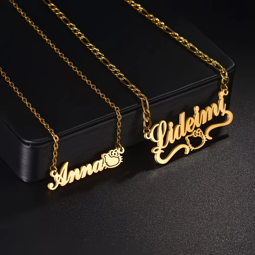 Personalized Custom Hello Kitty Name Necklace Women Men Trend Figaro Chain Stainless Steel Cartoon Sanrio Jewelry Birthday Gift
Personalized Custom Hello Kitty Name Necklace Women Men Trend Figaro Chain Stainless Steel Cartoon Sanrio Jewelry Birthday Gift