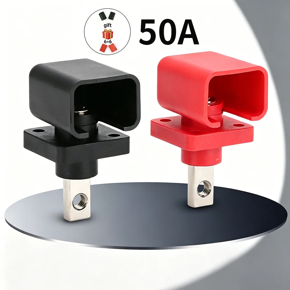 50A Pure Copper Lithium Battery Terminal Connector High Current Energy Storage Terminal Block IP67 for Energy Storage Cabinet
50A Pure Copper Lithium Battery Terminal Connector High Current Energy Storage Terminal Block IP67 for Energy Storage Cabinet