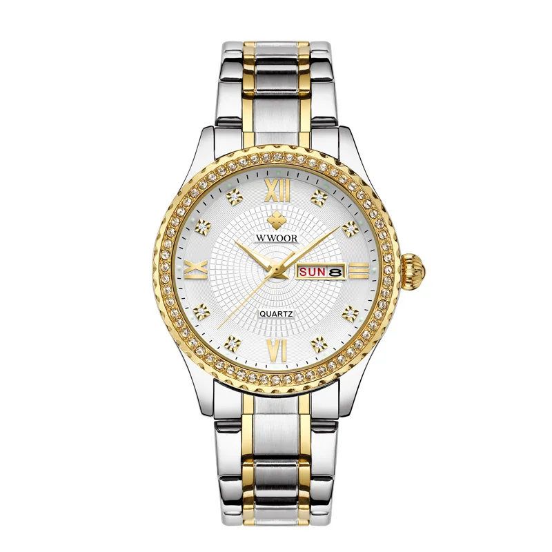 Fashion Wwoor Brand Women Watches Luxury Diamond Dress Quartz Ladies Wrist Watch Stainless Steel Bracelets For Female Gift Clock
Fashion Wwoor Brand Women Watches Luxury Diamond Dress Quartz Ladies Wrist Watch Stainless Steel Bracelets For Female Gift Clock