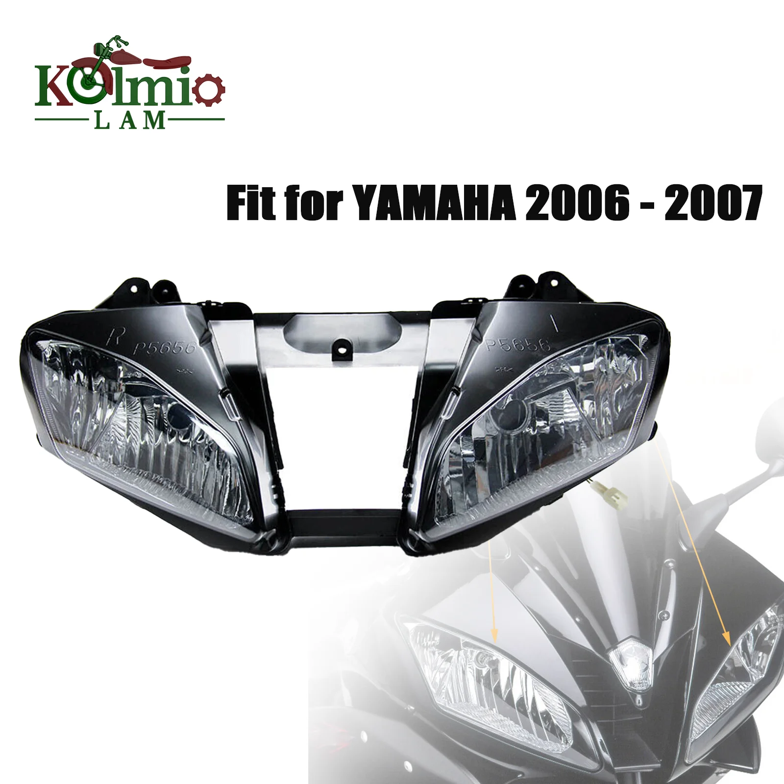 Motorcycle Fit for YAMAHA 2006 - 2007 YZF-R6 Accessories Headlamp YZF R6 600 06 07 Head Light HeadLight Assembly
Motorcycle Fit for YAMAHA 2006 - 2007 YZF-R6 Accessories Headlamp YZF R6 600 06 07 Head Light HeadLight Assembly