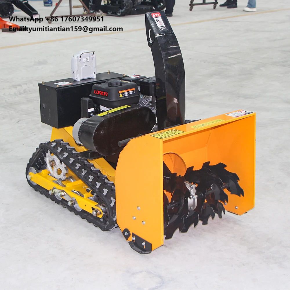 New Design Remote Control Intelligent Snow Blower Small Crawler Remote Control Mower Farm Snow Blower
New Design Remote Control Intelligent Snow Blower Small Crawler Remote Control Mower Farm Snow Blower