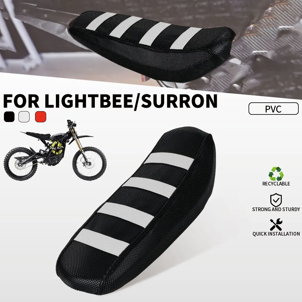 Чехол на сиденье для мотоциклов Surron Lightbee S X, запчасти для электрических внедорожных мотоциклов, защита сиденья для Light Bee X160 X260
Чехол на сиденье для мотоциклов Surron Lightbee S X, запчасти для электрических внедорожных мотоциклов, защита сиденья для Light Bee X160 X260