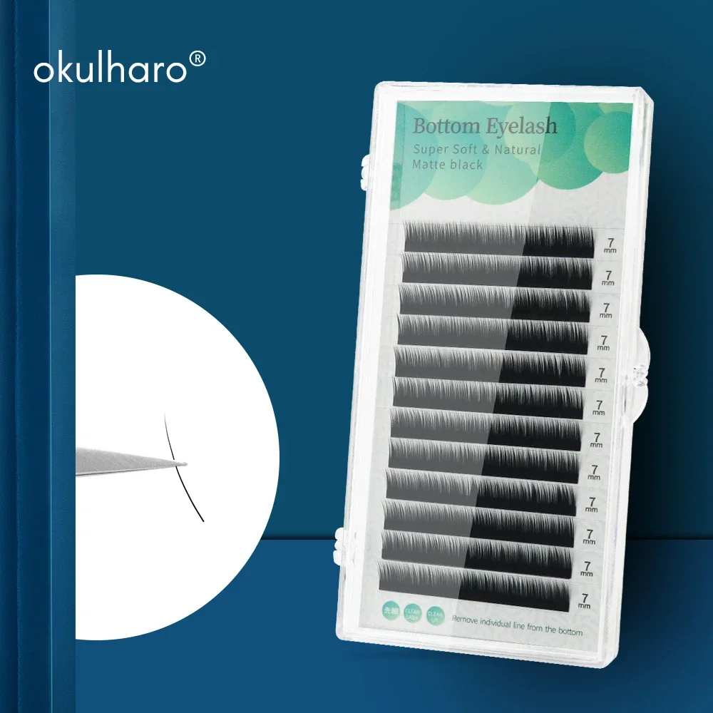 OKULHARO Bottom Eyelash Extension Individual Natural Lower Lashes for Makeup Soft 5-7mm Mix Synthetic Mink Under Eyelashes
OKULHARO Bottom Eyelash Extension Individual Natural Lower Lashes for Makeup Soft 5-7mm Mix Synthetic Mink Under Eyelashes