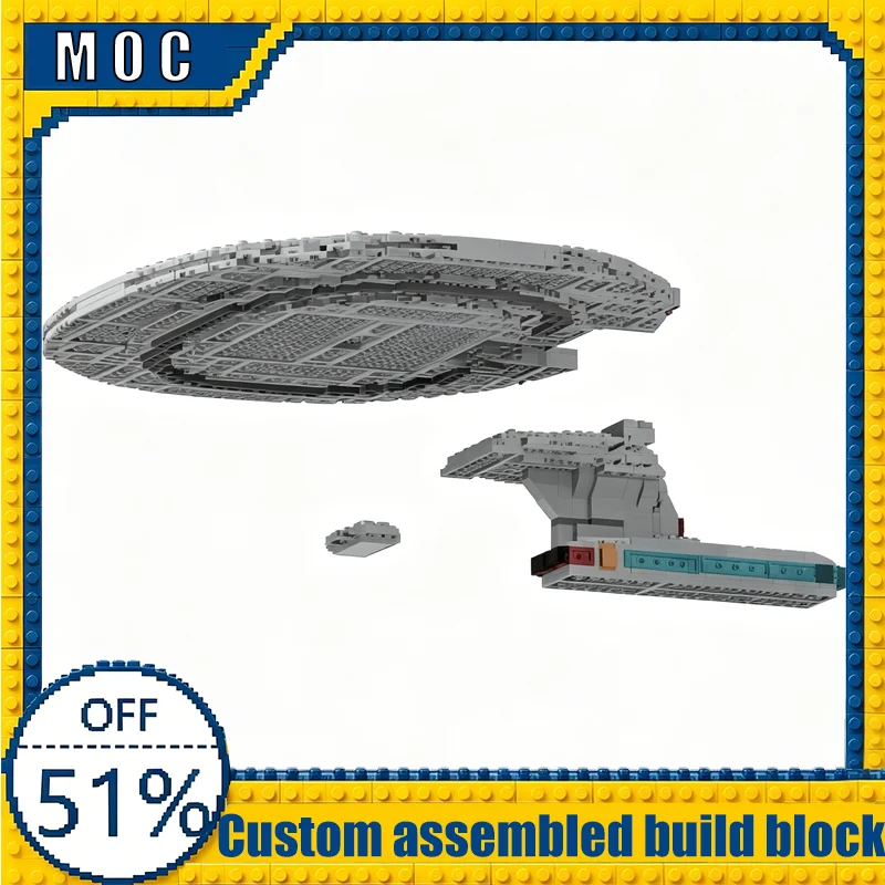 1016PCS II-Class Galaxy-Era Heavy Technology Starship Model Custom Building Blocks DIY Assembly Educational Toy Birthday Gifts
1016PCS II-Class Galaxy-Era Heavy Technology Starship Model Custom Building Blocks DIY Assembly Educational Toy Birthday Gifts