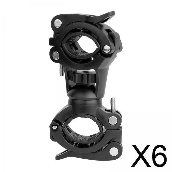6x360 Rotation Bicycle Mount Road Bike Headlight Flash Light Holder 22-30mm Black
6x360 Rotation Bicycle Mount Road Bike Headlight Flash Light Holder 22-30mm Black