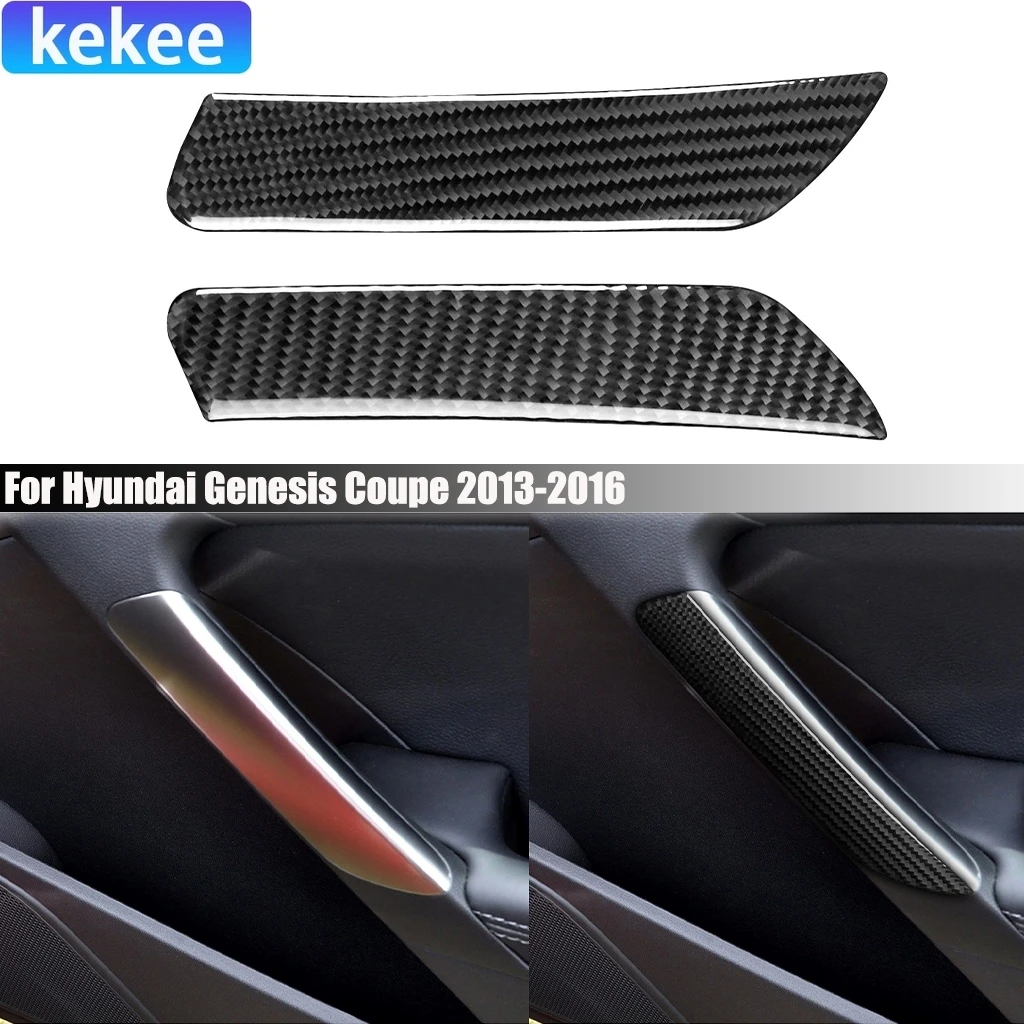 For Hyundai Genesis Coupe 2013-2016 Carbon Fiber Door Puller Handle Decorative Car Accessories Interior Cover Stickers Auto Trim
For Hyundai Genesis Coupe 2013-2016 Carbon Fiber Door Puller Handle Decorative Car Accessories Interior Cover Stickers Auto Trim