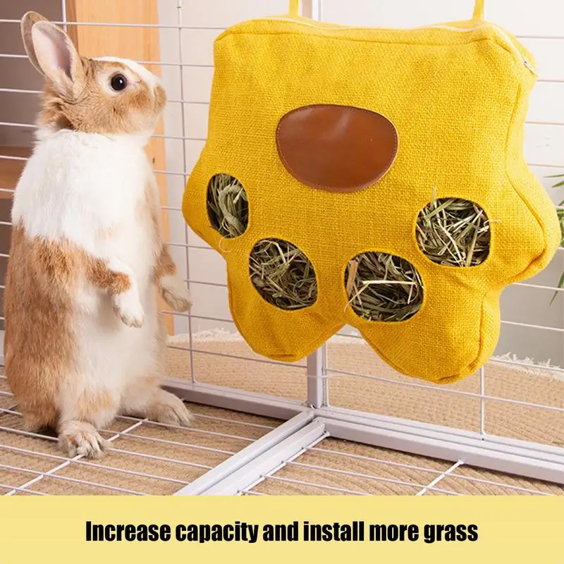 Bunny Hay Bag Hay Holder Bag For Small Animal 4-Hole Washable Snack Rack For Feeding Care Gerbil Tortoise Cage Hutch Enrichment
Bunny Hay Bag Hay Holder Bag For Small Animal 4-Hole Washable Snack Rack For Feeding Care Gerbil Tortoise Cage Hutch Enrichment